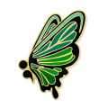 Gold plated Souvenir Broach Brass Butterfly lapel pin brooch